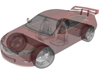 Honda Accord Sport (2010) 3D Model preview