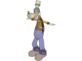 Goofy [Animated] 3D Model preview