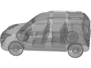 Fiat Doblo (2010) 3D Model preview