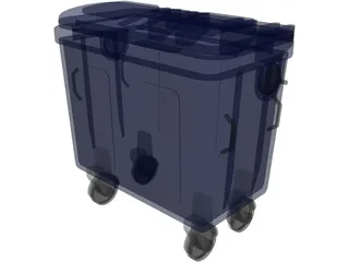 Trash Box 3D Model preview