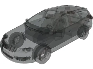 Volkswagen Passat Variant (2006) 3D Model preview