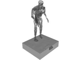 T800 Endoskeleton 3D Model preview