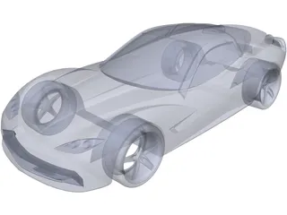 Chevrolet Corvette C7 3D Model preview