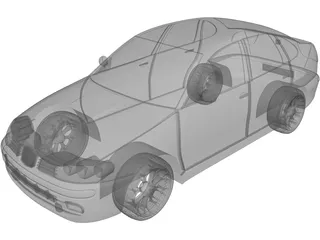 Seat Cordoba 3D Model preview