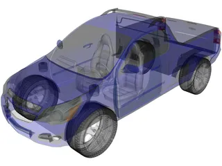 Chevrolet Montana 3D Model preview