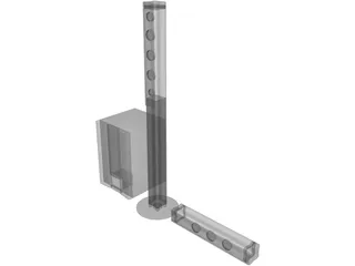 Speakers 3D Model preview