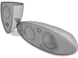 Speakers 3D Model preview