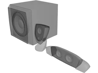 Speakers 3D Model preview