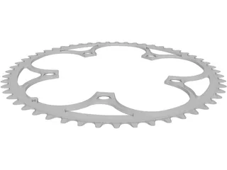 Chainring 53T 3D Model preview