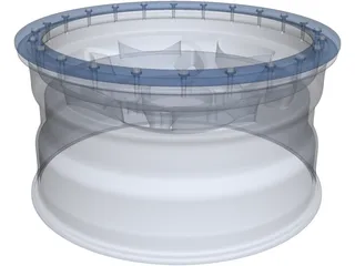 Walker Evans Beadlock Wheel 3D Model preview