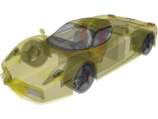 Ferrari Enzo 3D Model preview