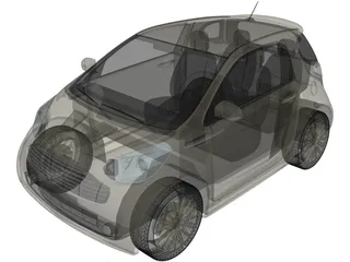 Aston Martin Cygnet (2011) 3D Model preview