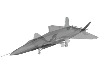 Chengdu J-20 3D Model preview