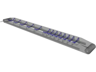Conveyor Belt 3D Model preview