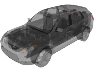 Hyundai Veracruz (2008) 3D Model preview