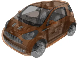 Aston Martin Cygnet (2011) 3D Model preview