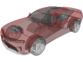 Chevrolet Camaro ZL1 (2012) 3D Model preview