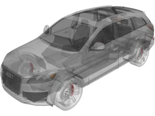 Audi Q7 V12 TDI (2010) 3D Model preview