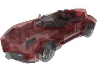 SVS Spada Codatronca Monza Racing 3D Model preview