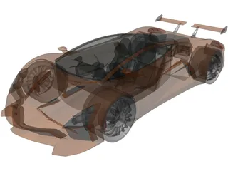 Vendetta GTR 800 3D Model preview