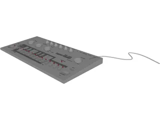 Roland TB-303 3D Model preview