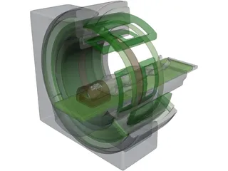 Magnetic Resonance Tomograph 3D Model preview