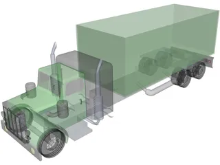 Truck 3D Model preview