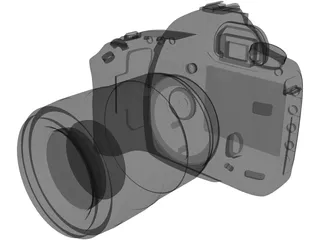 Canon EOS Photo Camera 3D Model preview