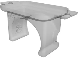 Guitar Hanger 3D Model preview
