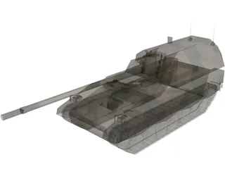 Panzer Haubitze 2000 3D Model preview