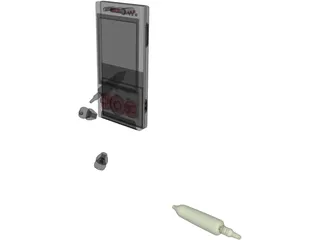 Sony Ericsson W715 Phone 3D Model preview