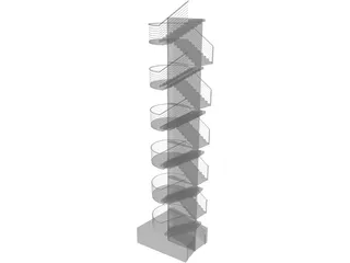 Stairs 3D Model preview