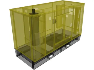 Diesel Generator Type A 3D Model preview