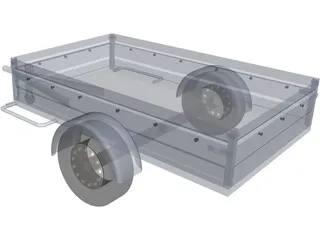 Trailer 3D Model preview