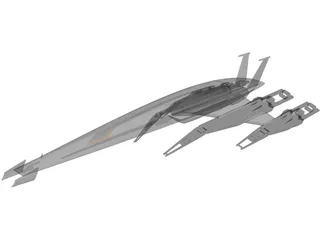 SR-2 Normandy 3D Model preview