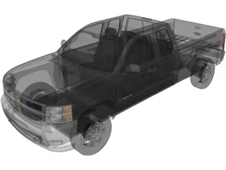 Chevrolet Silverado (2012) 3D Model preview