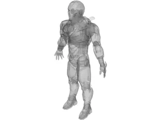 Iron Man MK VI 3D Model preview