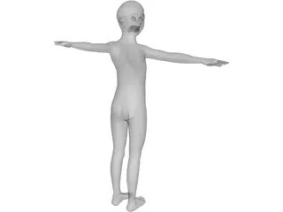 Girl 3D Model preview