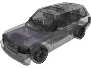 Range Rover Sport (2012) 3D Model preview