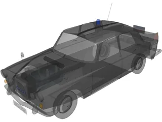 Wolseley 6/110 Metropolitan Police 3D Model preview