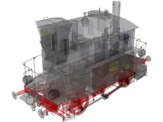 Train 3D Model preview