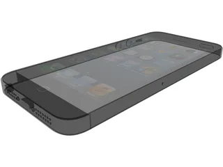Apple iPhone 5 3D Model preview