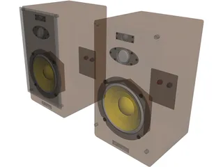 Speaker 3D Model preview