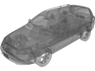 Volvo XC70 3D Model preview