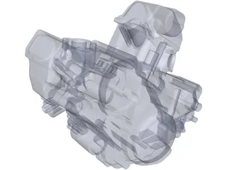 Aprilia SXV 550 Engine 3D Model preview