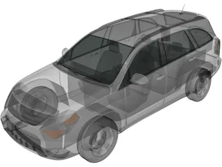 Suzuki XL7 (2009) 3D Model preview