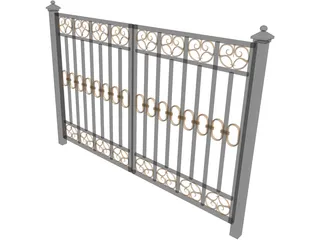 Fence 3D Model preview