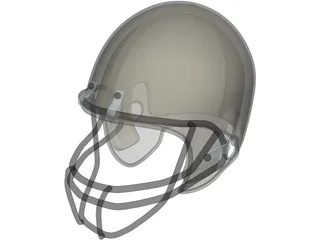 Football Helmet 3D Model preview