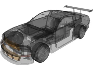 Ford Mustang GTR 3D Model preview