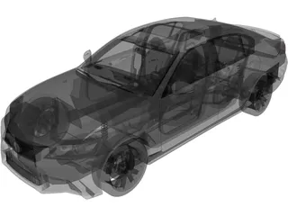 Lexus GS350 F (2013) 3D Model preview